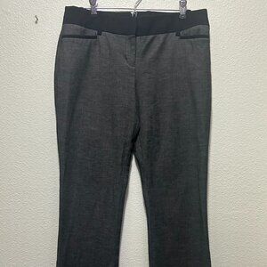 Express "columnist" gray bootcut dress pants, woman's 8S
